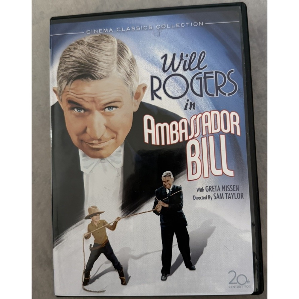 Ambassador Bill DVD Will Rogers Greta Nissen 1931 Cinema Classics Fox